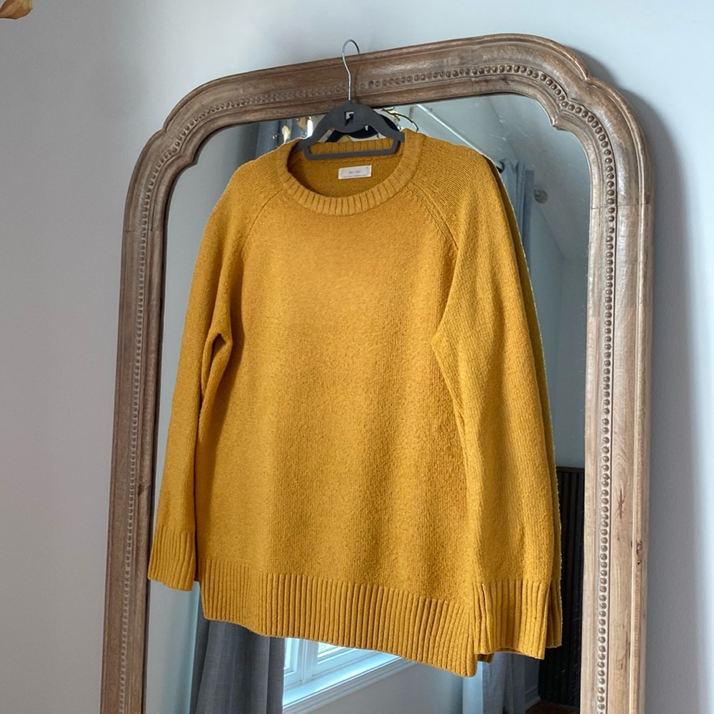 Oversized Oak And Fort yellow knit - size XS